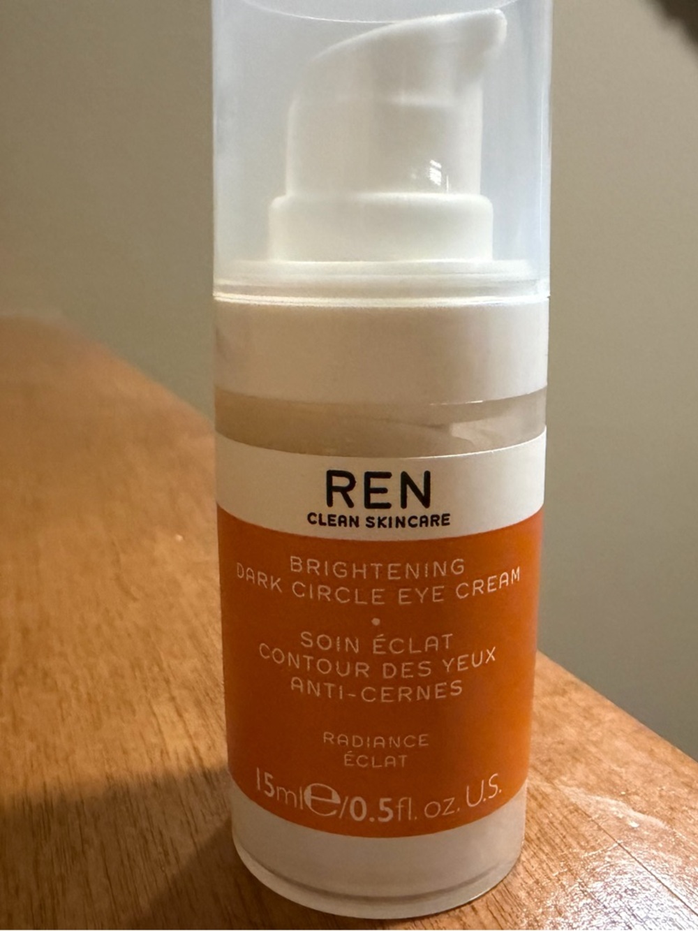 Clean Skincare Brightening Dark Circle Eye Cream